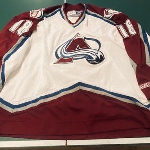 Colorado Avalanche NHL Drury Sewn Name Number CCM Jersey